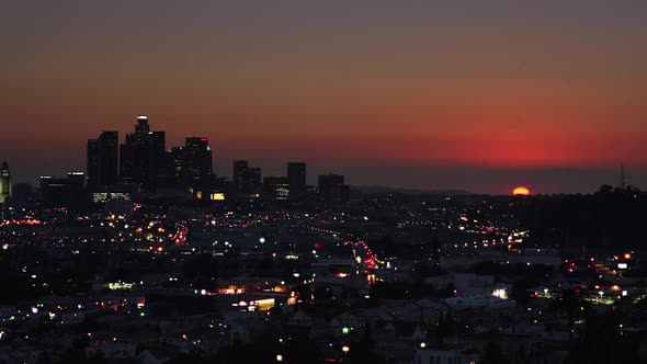 Los Angeles Sunset Time Lapse