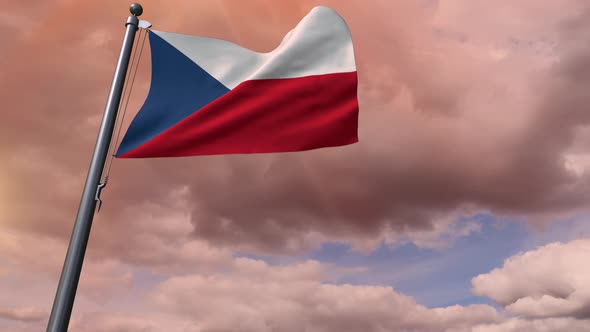 Czech Republic Flag 4K