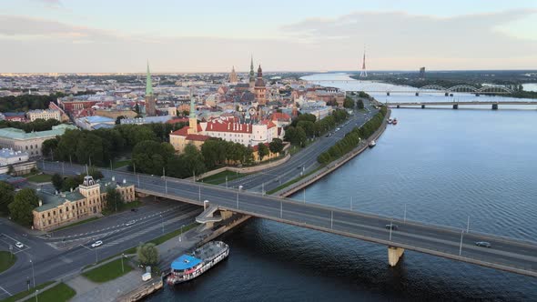 Old Riga town