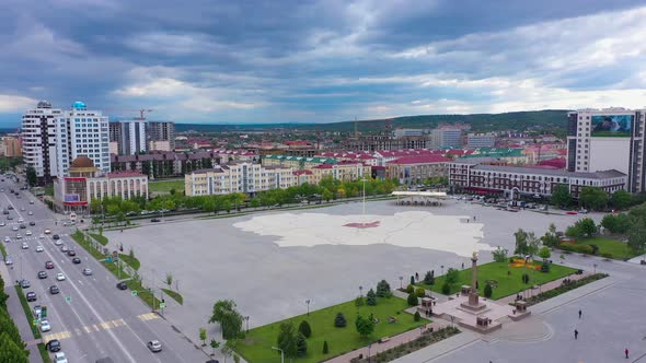 GROZNY THE CHECHEN REPUBLIC OF ICHKERIA CAUCASUS RUSSIA 6 SEPTEMBER 2019 Day of Civil Concord and