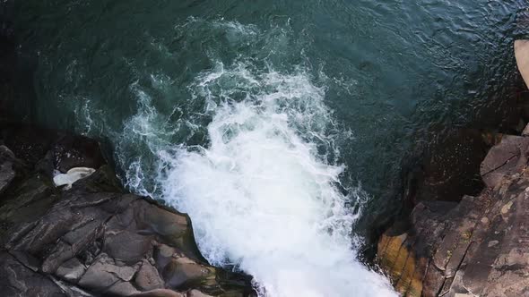 Waterfall Top Down View