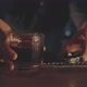 Bartender Serves Cocktail with Chocolate - VideoHive Item for Sale