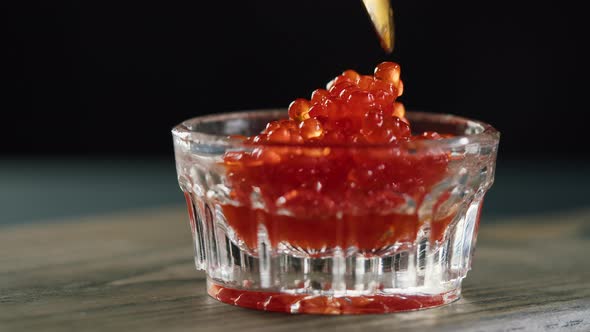 Red Caviar Closeup