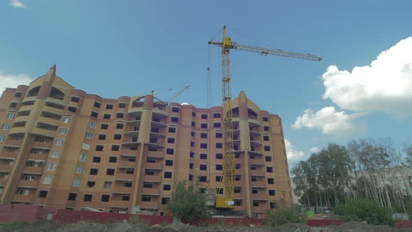 Apartment building under construction