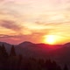 Orange Sun Setting Over the Forest Landscape - VideoHive Item for Sale