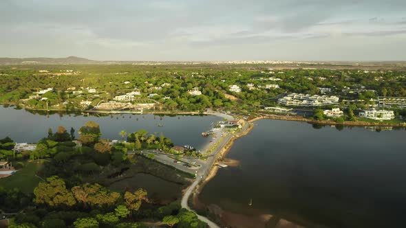 Picturesque Landscape of Quinta Do Lago Algarve Portugal Europe