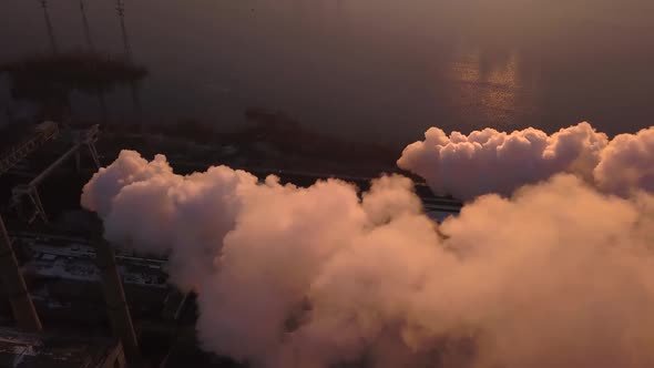 Smoking Chimneys at Sunset 002