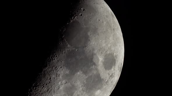 Moon Close-up. Planet Satellite.