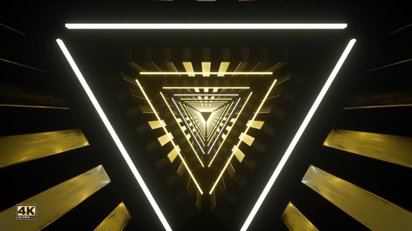 Vj Loop Triangle Tunnel Gold