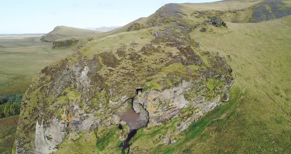 Iceland Mountains Behund Dyrholaey Peninsula in Iceland