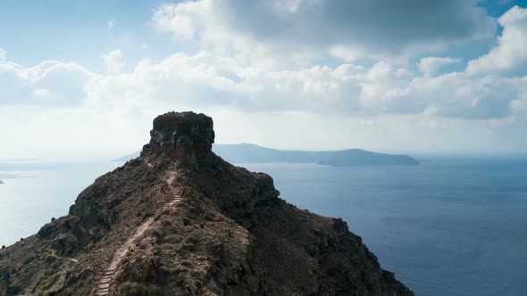 Skaros Rock in Santorini