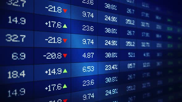 Stock Market Data Tickerboard