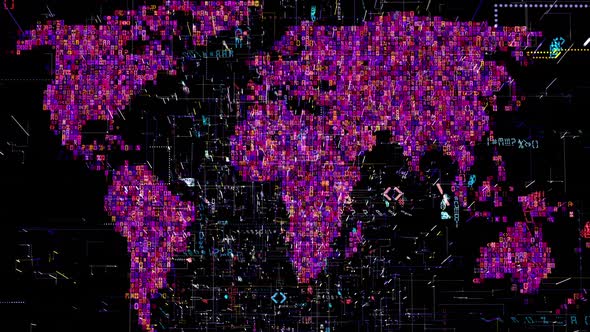 Circuits Earth Map