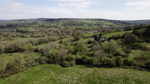 Countryside Aerial South East Cheltenham Spring Season