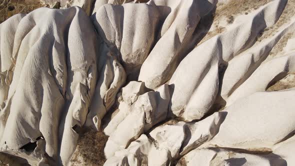 Cappadocia Landscape Aerial View. Turkey. Goreme National Park