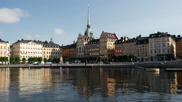 Time lapse from Gamla stan Stockholm in the morning