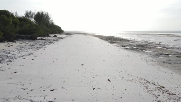 Empty Beach on Zanzibar Island Tanzania