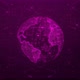New Pink Color Digital Hologram Particle Earth Animated - VideoHive Item for Sale