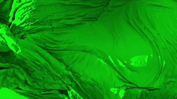 Green Abstract Cloth Hd