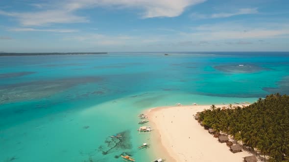 Beautiful Tropical Island with Beach