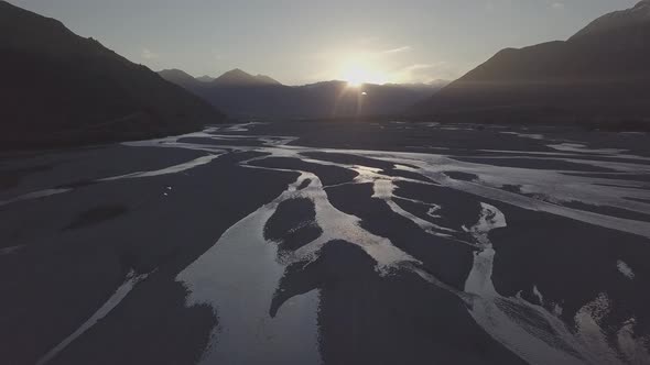 Sunset in Southern Alps