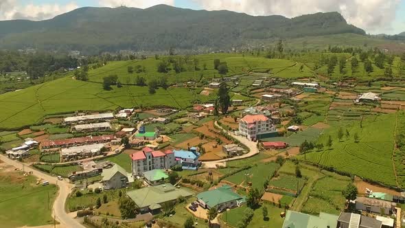 Flying Over Nuwara Eliya Plantations