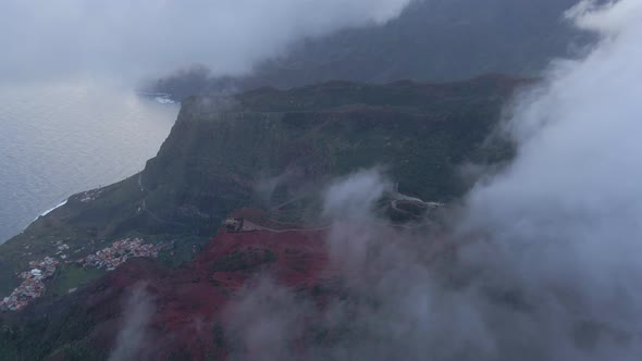 Incredible Views Through the Clouds of the Canary Volcanic Island of La Gomera