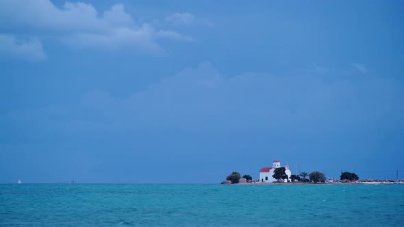 Church in Island Elafonissos, Greece