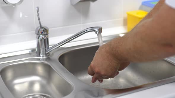 Doctor Washing His Hands