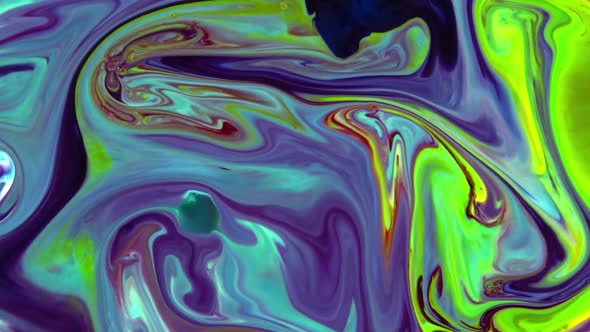 Abstract Colorful Sacral Liquid Waves Texture 66