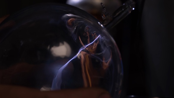 Plasma Ball Lightning Inside