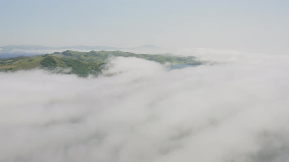 Aerial View of the Krabbe Peninsula in Summer