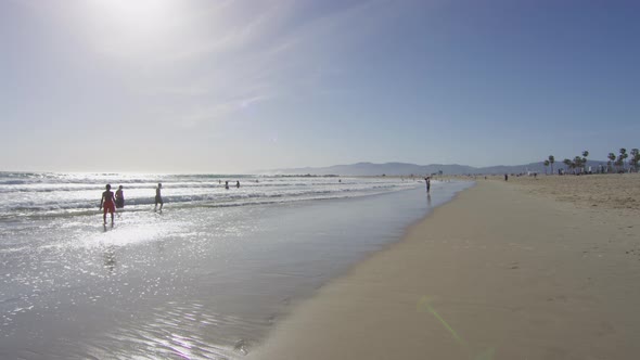 Beach on a sunny day