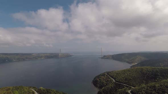 Aerial Third Bridge Istanbul