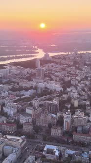 Ukraine Kyiv in the Morning at Sunrise