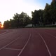 Athletes jogging, training at the stadium - VideoHive Item for Sale