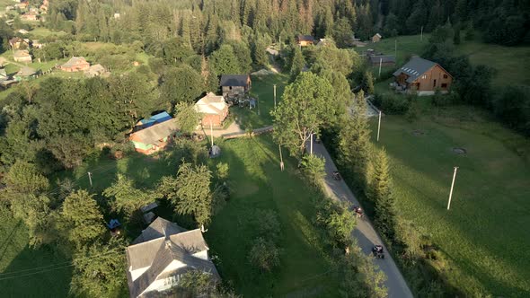 ATV Riding Attraction Overhead Aerial View