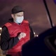 Portrait Shot of the European Deliveryman in - VideoHive Item for Sale