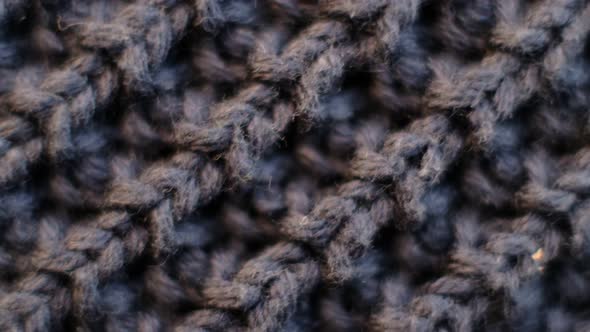 Fibers of Knitted Clothes with Violet Threads