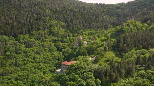 Aerial View of Sapara Monastery