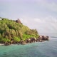 Beach at Seychelles aerial view - VideoHive Item for Sale