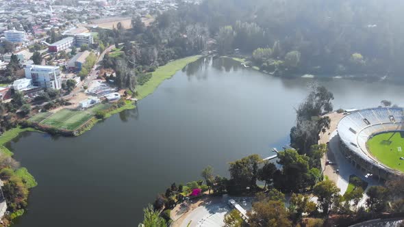 Lagoon Sausalito Lake, Football Stadium, Club Everton (Vina del Mar, Chile)