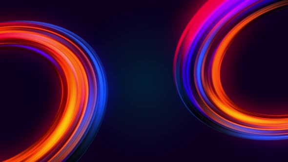 Glowing Gradient Circles Frame Backdrop