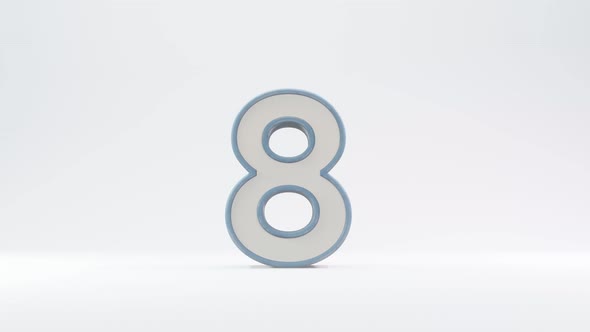 number text gray in background gray 3d illustration rendering, countdown text number gray color 4k