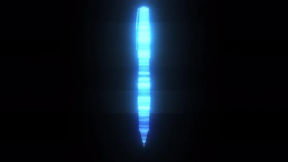 Digital Pen Cyberpunk Hologam Advertisement 4k alt