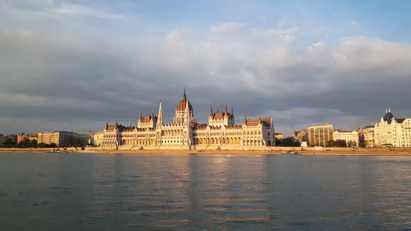 The Hungarian Parliament Building (Parliament of Budapest) 