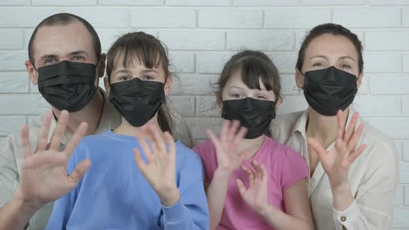 Family in the quarantine. 