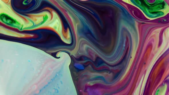 Abstract Magical Colorful Chaos Paint Ink Swirling 5 alt