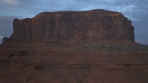 Rocky hill at Monument Valley