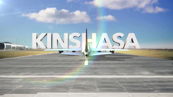 Commercial Airplane Landing Capitals And Cities   Kinshasa alt